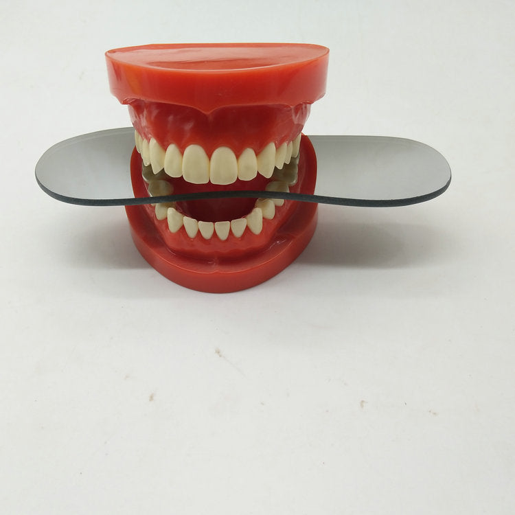 Glass dental reflector, double-sided single-sided background, jaw buccal lingual photographic plate, restoration of camera tools, oral cavity