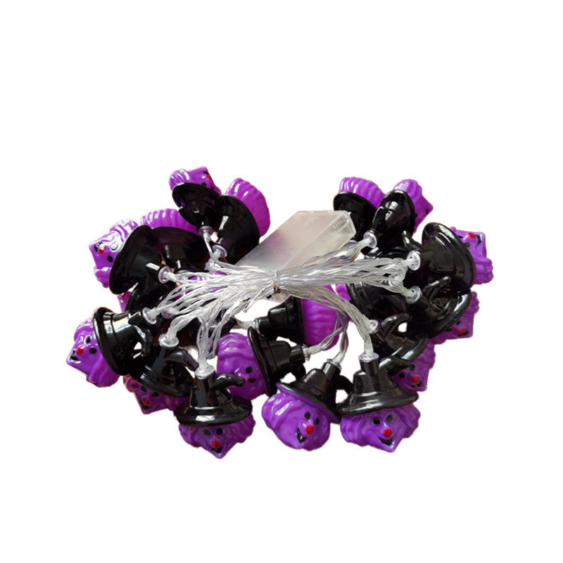 New Halloween light string Skull ghost battery box light Horror decorative light Halloween mix and match pumpkin light string