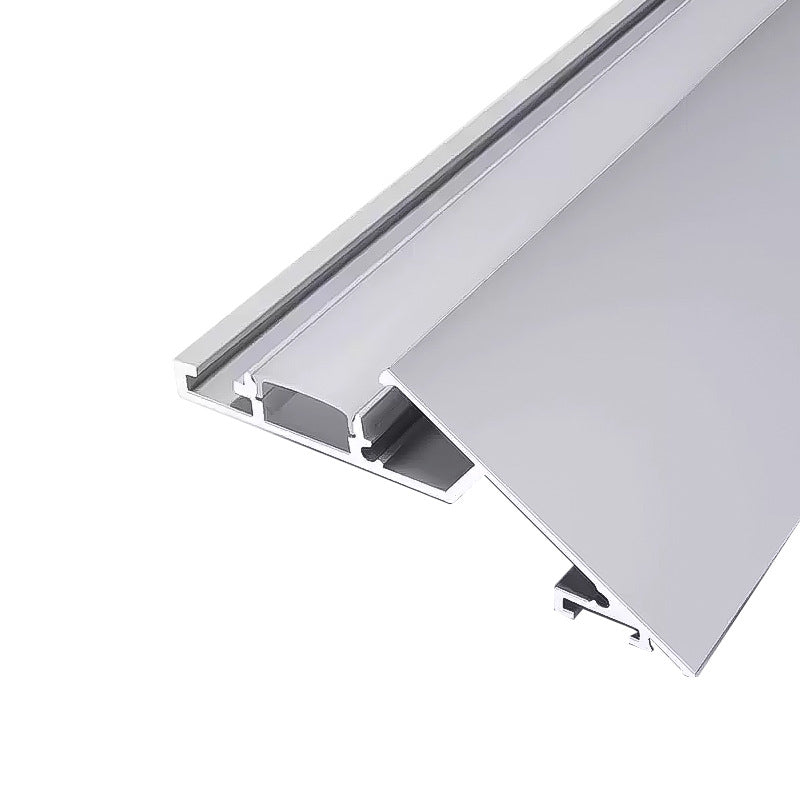 Waterproof linear lamp, aluminum 38-degree oblique luminous lamp slot, thin as cicada wings, suspended ceiling angle lamp, oblique edge line lamp