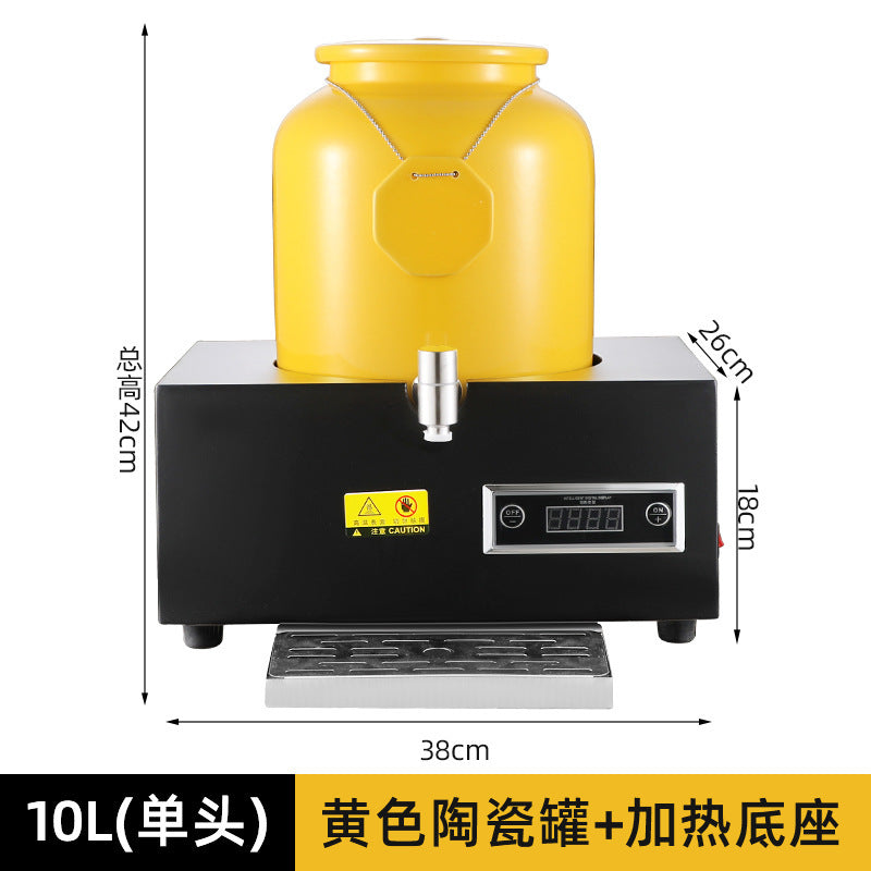 Milk tripod, hotel restaurant ceramic milk tripod coffee tripod numerical control heating stainless steel hot and cold tripod, juice tripod