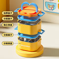304 stainless steel insulated lunch box - square food container, airtight storage, portable bento box for office workers