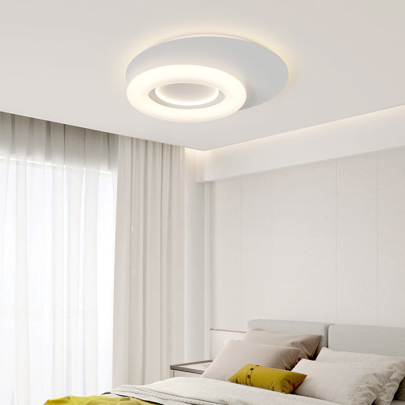 2025 new cream wind living room bedroom LED main light super bright lighting indoor lighting selection intelligent control package