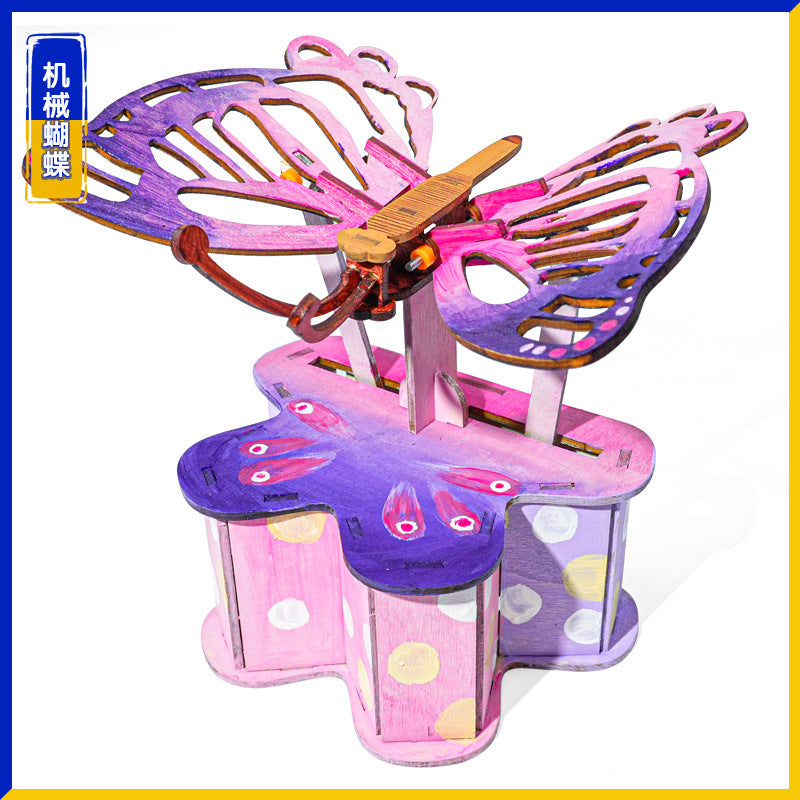 Science and technology small production science experiment blue elephant DIY handmade teaching aid material package set science and education model source manufacturer