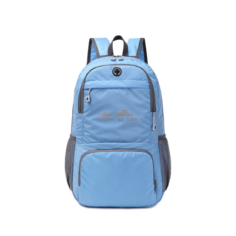 Sports and leisure bag wholesale new lightweight folding backpack leisure travel storage bag large capacity outdoor backpack