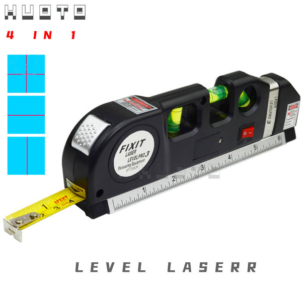 Laser Wire Marker Laser Level Measure Tape Measure Multifunctional Household Infrared Decoration Cross Right Angle Level