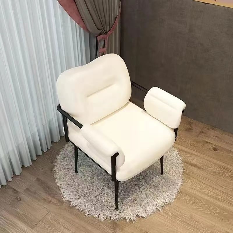Influencer chair makeup vanity chair desk chair nordic ins light luxury dining chair casual backrest combination dressing chair nail art chair