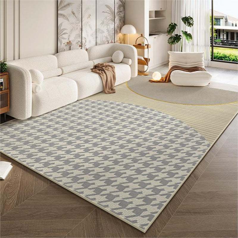 Cream style living room carpet accessible luxuryclassy sofa coffee table blanket for home non-slip carpet foot pad bedroom bedside blanket