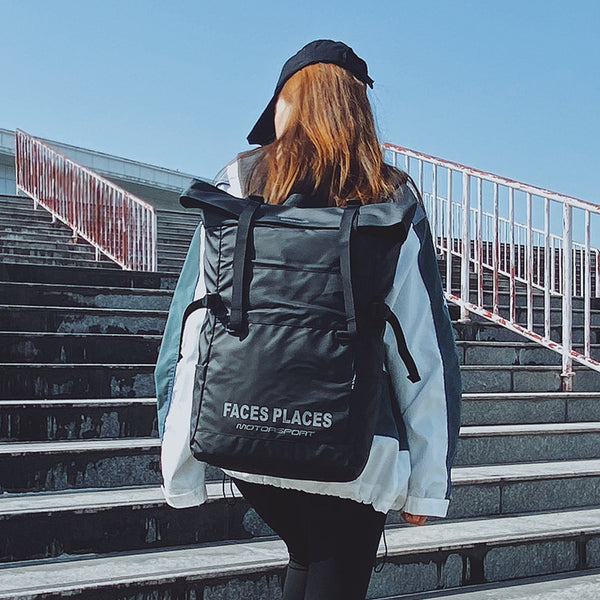 Trend backpack Outdoor sports bag Mountaineering bag Large capacity waterproof backpack Neutral travel backpack Source manufacturer