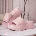 6cm eva platform slides - women's summer indoor/outdoor fashion sandals - comfortable, thick-soled, anti-slip beach shoes