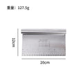 Stainless steel rice noodle scraper, dough cutter, fried stick scraper, pizza steamed bun bread dough baking slicing tool