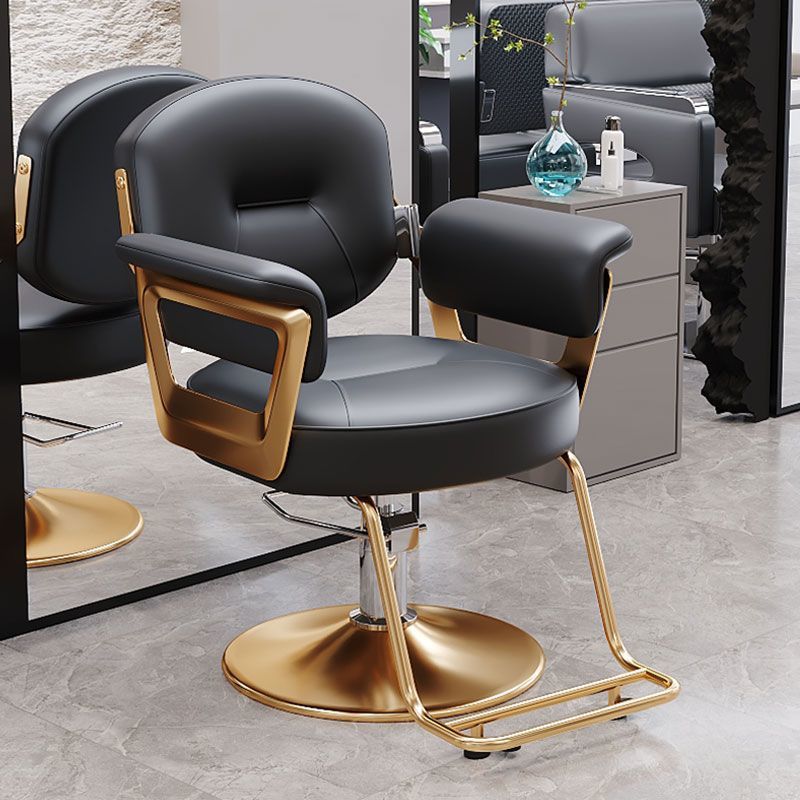 Hairdressing chair, hair salon special fashion, rotatable adjustable hairdressing shop chair, can be reclined for hair cutting, perm and dyeing hairdressing chair