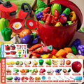 31-piece picnic set + 21-piece kitchen set - free christmas apple bucket