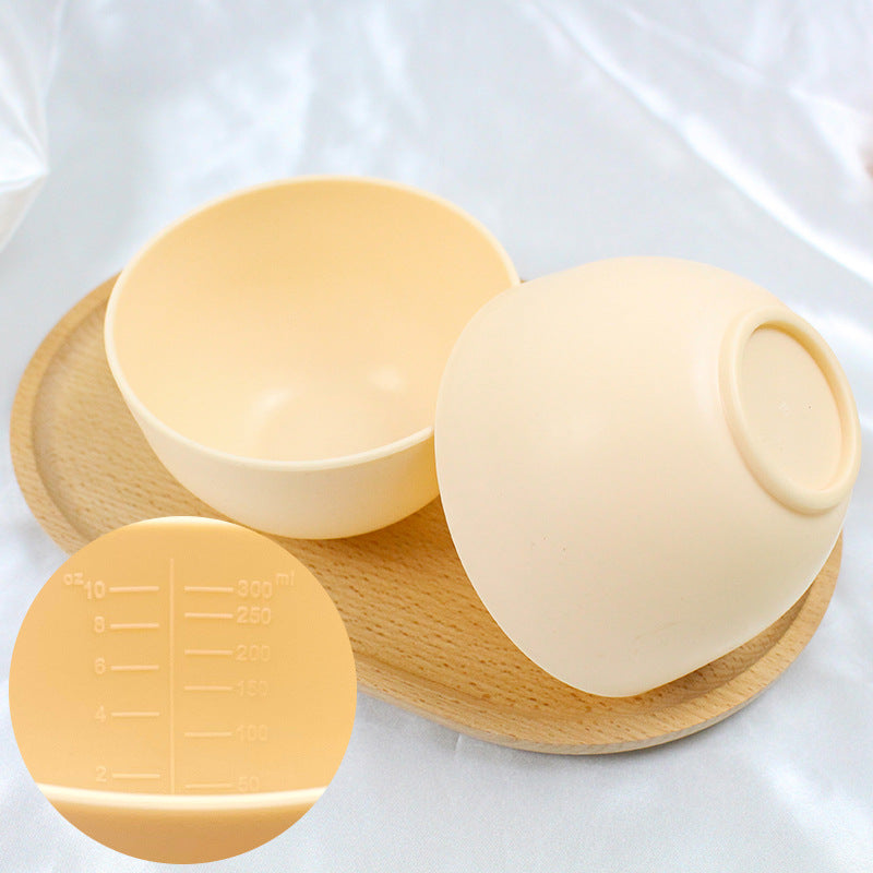 Beauty tools tpr imitation silicone mask bowl plastic soft bowl mask stick mixing bowl supplies beauty set medium size