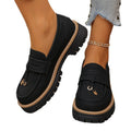 spring/autumn new arrival: women's chunky sole loafers for cross-border e-commerce. plus sizes available. wholesale pricing available. suitable for , , and dropshipping