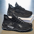 Men's shoes 2026 summer lightweight breathable mesh hollow-out sneakers athletic casual men's running shoes trendy lightweight shoes