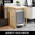 For homemetal fish tank shelf imitation rock slab storage rack sweeping robot storage rack protective rack all-in-one storage rack