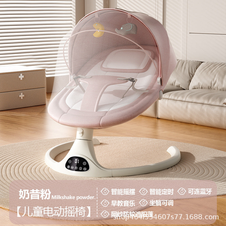 Baby Electric Soothing Cradle Bed Artifact Baby Multifunctional Sitting and Reclining Rocking Chair APP Remote Control
