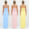 C7758 cross-border    new women's slim-fit camisole dress for banquets and parties