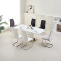 Folding dining table glass glass dining table retractable foldableaccessible luxurymdf table