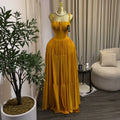 European and american cross-border women's clothing:  summer new arrival - elegant and chic ruched high-waisted long dress with spaghetti straps