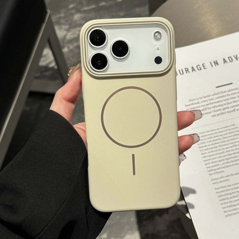 Suitable for iphone17promax magnetic phone case apple 16fashion macaron ultra-thin skin-feeling frosted pc case