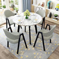 A brief discussion on table and chair combination coffee shop milk tea shop round table office casual small apartment dining table scandinavianfor home