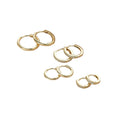 Amazon new fashion earring set multiple piercings casual open women's cartilage jewelry casual stud earrings