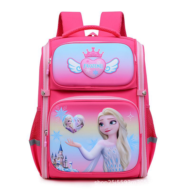 School bag for primary school students, grades 1-3, men's and women's cartoon animation children's space bag, large-capacity load-reducing spine backpack