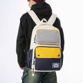2026 college student large capacity color block backpack - new casual versatile backpack - export backpack for high school and middle school students