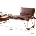 Italian living room book and newspaper chair balcony single sofa casual chair bauhaus style cow leather bench cow chair