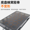 Multi-compartment parts box, transparent plastic organizer for small screws, tool and electronic component storage, drill bit and accessory grid box