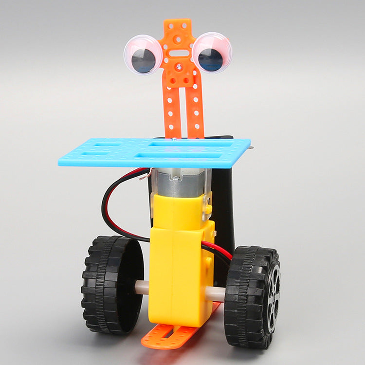 Meal delivery robot, technological small production invention DIY children's hand-spliced toys, scientific experimental materials, teaching aids
