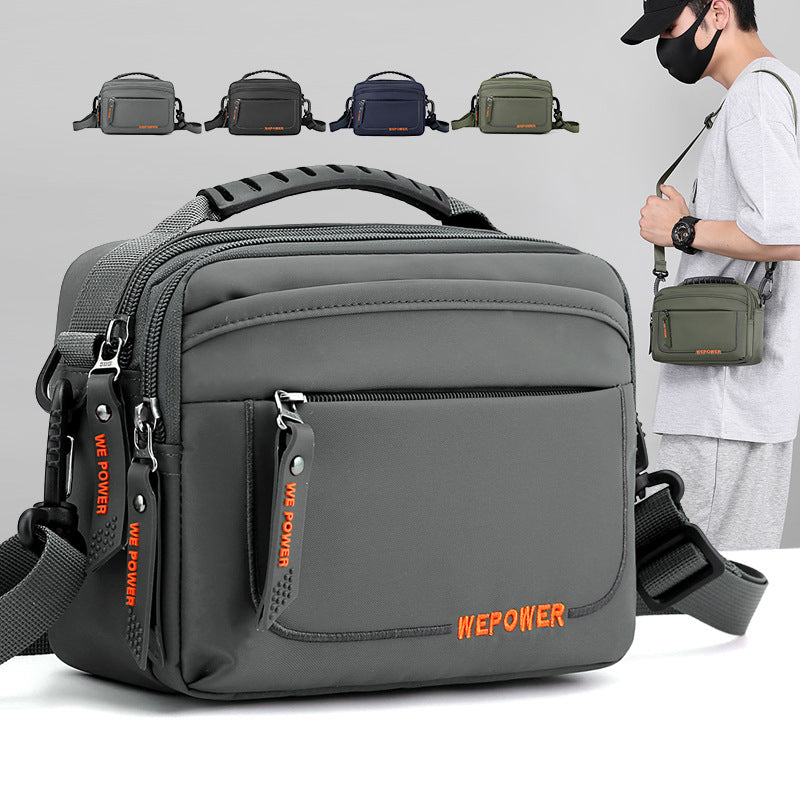 Factory wholesale new casual men's messenger bag anti-splashing outdoor shoulder bag multi-functional travel fanny pack hanging bag