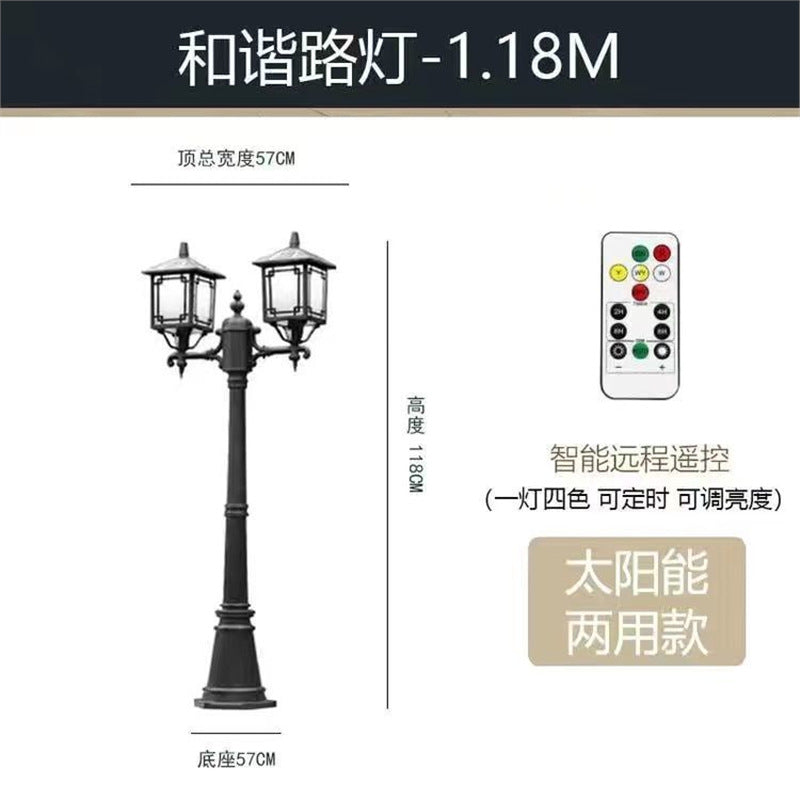 Solar powered lawn lights - outdoor patio lights - waterproof pathway ground lights - stake lights for lawns, villas, gardens, and landscaping