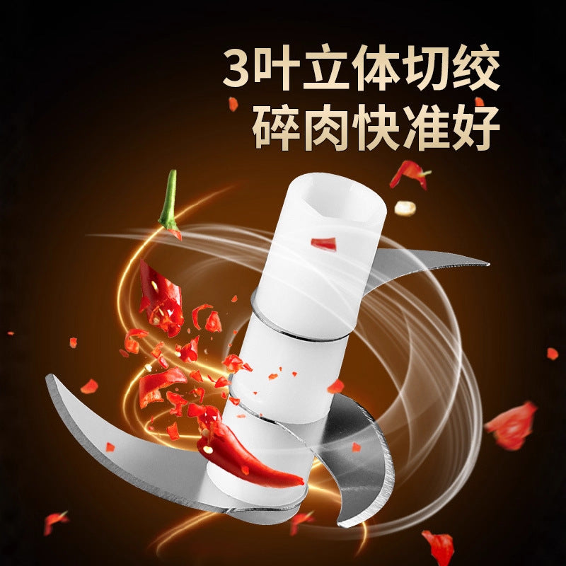 Electric food processor mini kitchen garlic sauce mixer food supplement meat grinder for home multifunctional garlic masher
