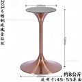 Rose gold brushed chassis diameter 350