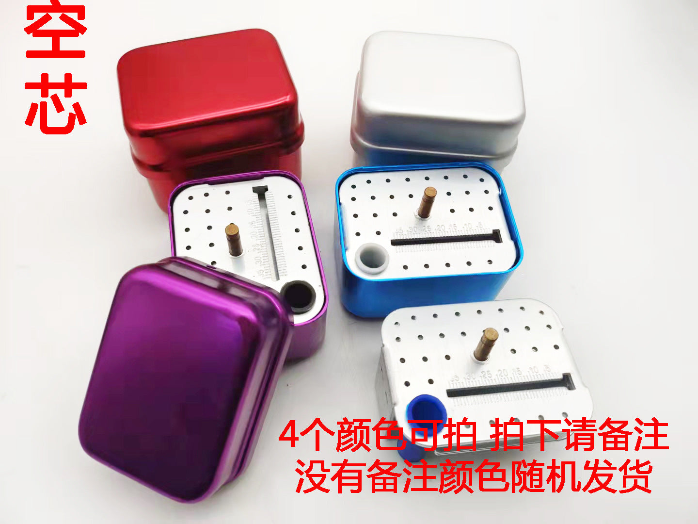 Dental car needle disinfection box Hollow core Solid core soaking box Stainless steel disinfection box frame Root canal file Tooth glue tip High temperature resistance