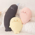 Ice silk seal doll doll sleeping pillow bed pillow super soft doll ice silk nap pillow cute style