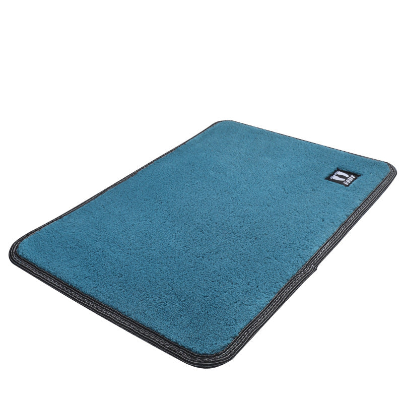 hot-selling pure color super soft floor mats, modern casual bedroom bedside carpet, bathroom absorbent non-slip mat