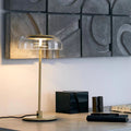 Modern minimalist glass table lamp - nordic style, light luxury design for master bedroom, living room, bedroom bedside - soft decoration design accent table lamp