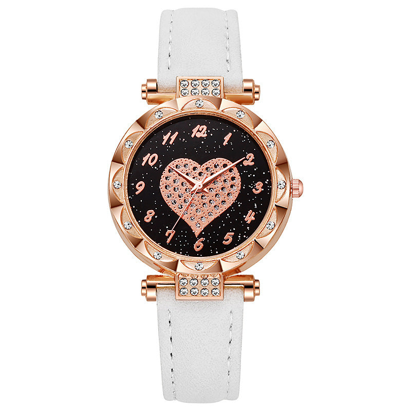 xiyin duoduo love full diamond casual fashion electronic watch women's quartz student watch women's manufacturer wholesale watch