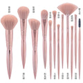 12-piece soft bristle makeup brush set - factory direct, complete beginner kit, beauty tools, eyeshadow brush, powder brush