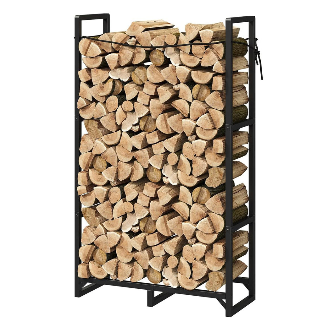 Source Factory Firewood Rack Fireplace Tools Firewood Stacking Storage Rack Finishing and Placing Storage Rack