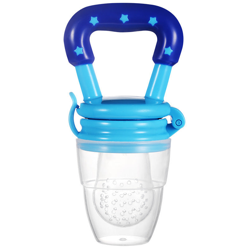 Factory custom baby bite children's complementary food fruit and vegetable Le Baobao silicone mesh bag pacifier feeding tableware