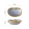 Japanese kiln-turned ceramic oyster-shaped dish, sushi soy sauce, mustard dish, appetizer dish, hot pot restaurant dipping dish, seasoning dish