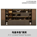 9-door file cabinet (ebony*iron gray)