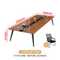 2.0m conference table + 6 chairs
