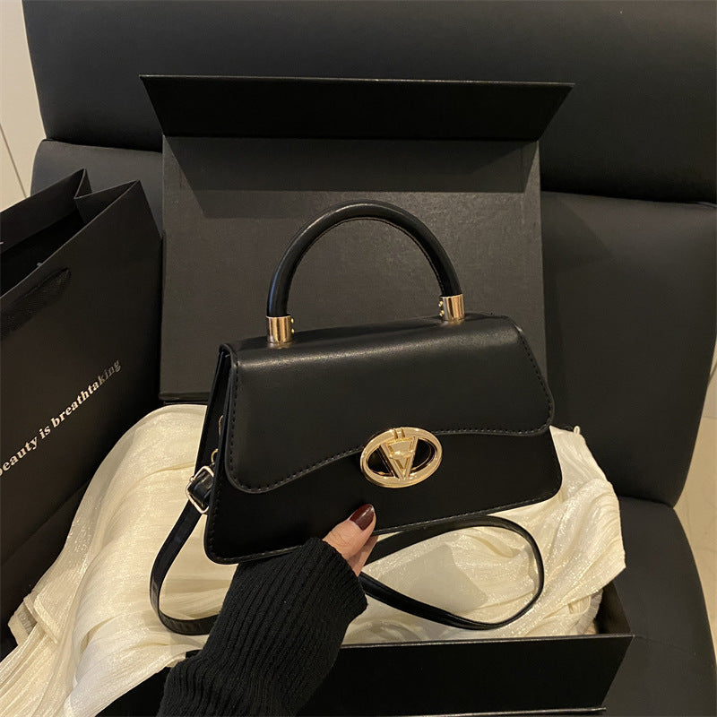 Retro versatile women's bags, high-end niche design 2025 autumn shoulder bags, trendy fashion underarm bags, messenger bags