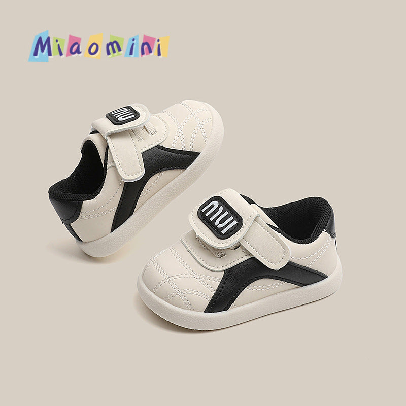 Baby toddler shoes spring & autumn new kids german army trainers (gats) boys & girls casual breathable sneakers soft sole versatile skate shoes