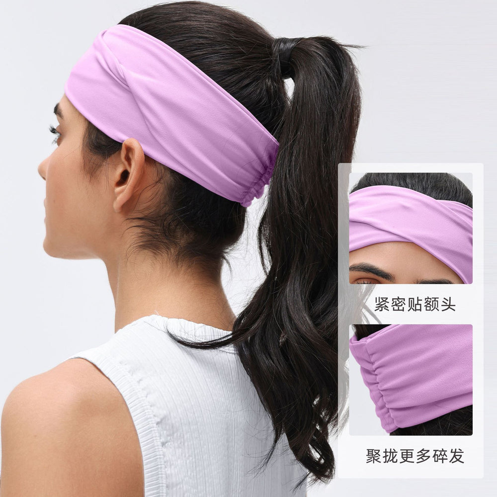 Running fitness sweat-absorbent headband high-elastic yoga sports hairband high-elastic hair tie headband women's d26077